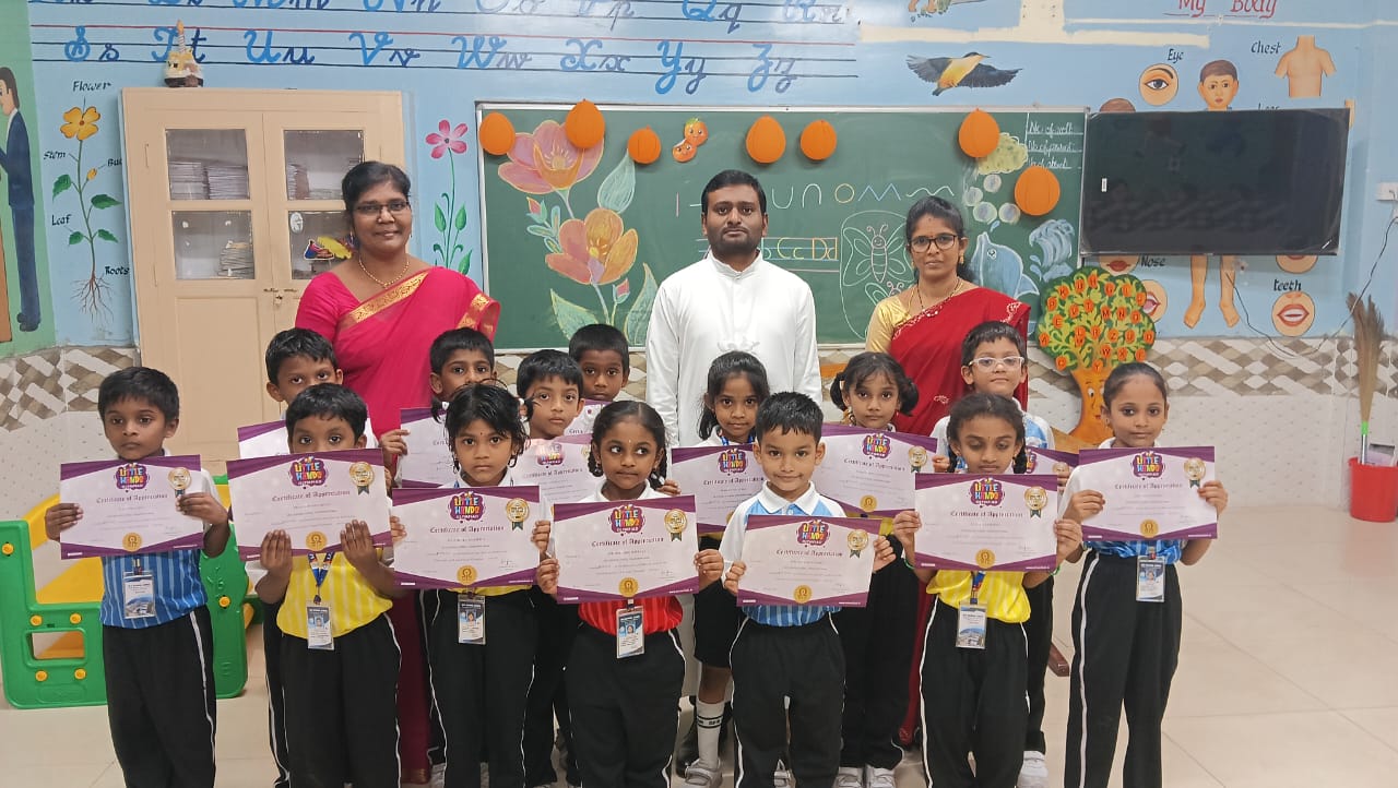 Little hand olympaid competition